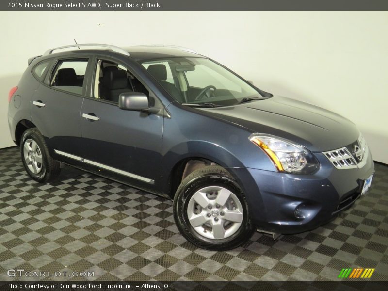 Super Black / Black 2015 Nissan Rogue Select S AWD