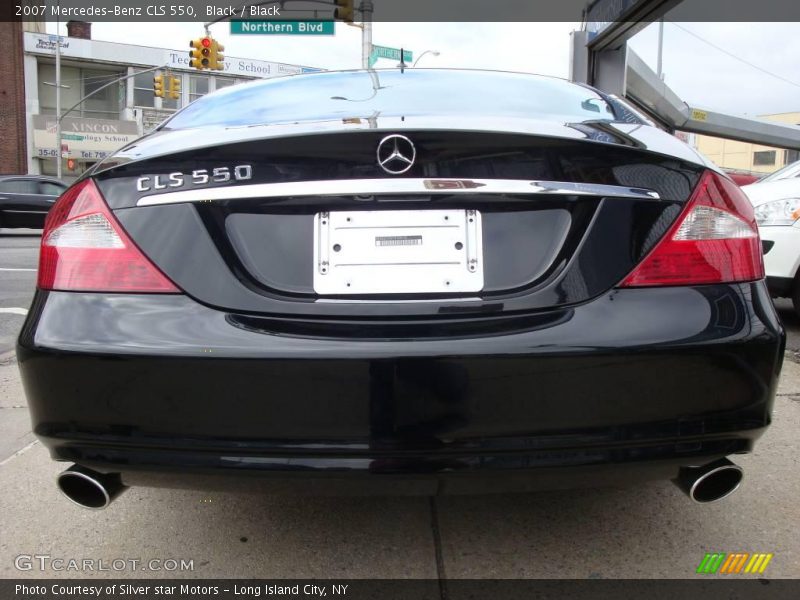Black / Black 2007 Mercedes-Benz CLS 550
