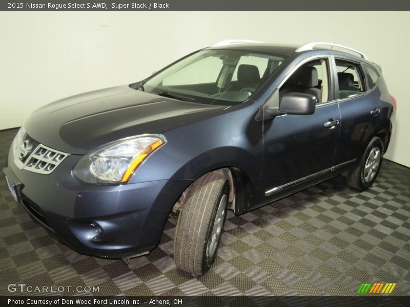 Super Black / Black 2015 Nissan Rogue Select S AWD