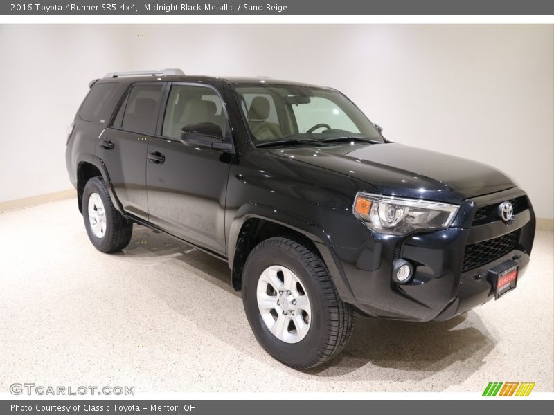 Midnight Black Metallic / Sand Beige 2016 Toyota 4Runner SR5 4x4
