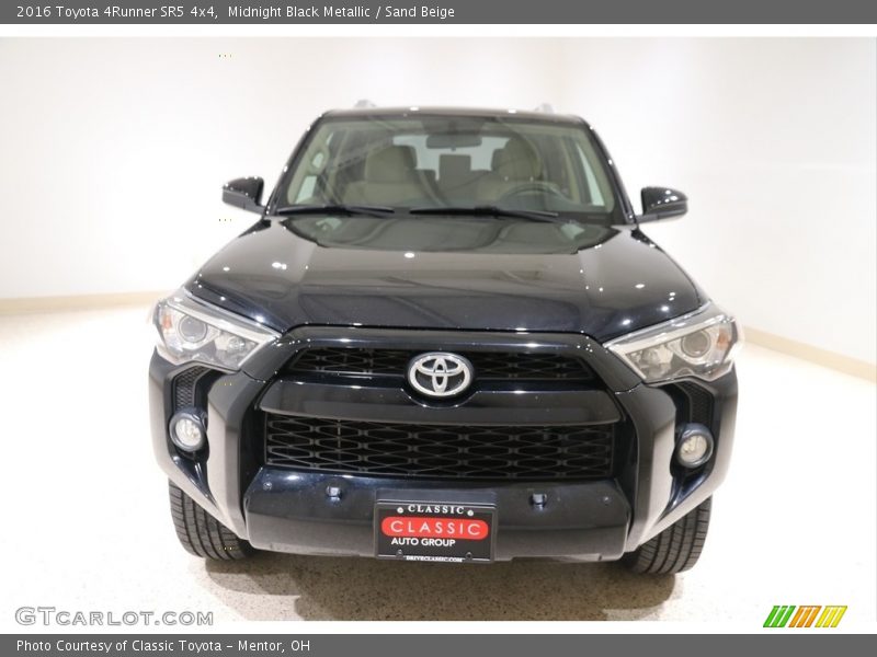 Midnight Black Metallic / Sand Beige 2016 Toyota 4Runner SR5 4x4