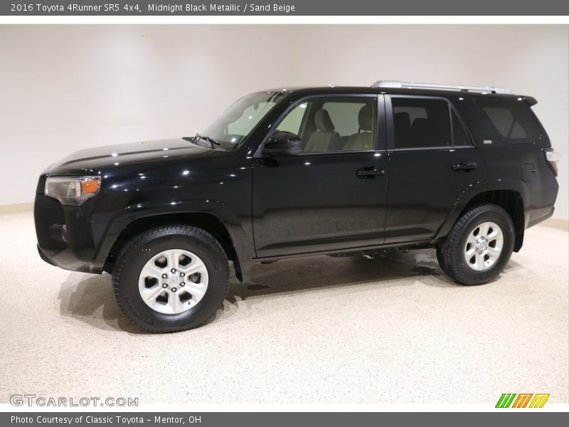Midnight Black Metallic / Sand Beige 2016 Toyota 4Runner SR5 4x4