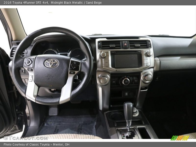 Midnight Black Metallic / Sand Beige 2016 Toyota 4Runner SR5 4x4