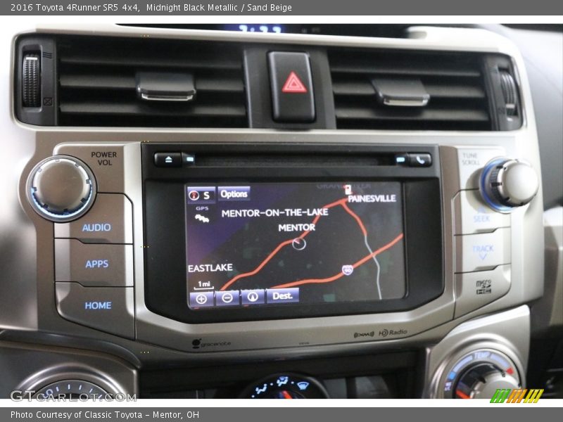 Midnight Black Metallic / Sand Beige 2016 Toyota 4Runner SR5 4x4