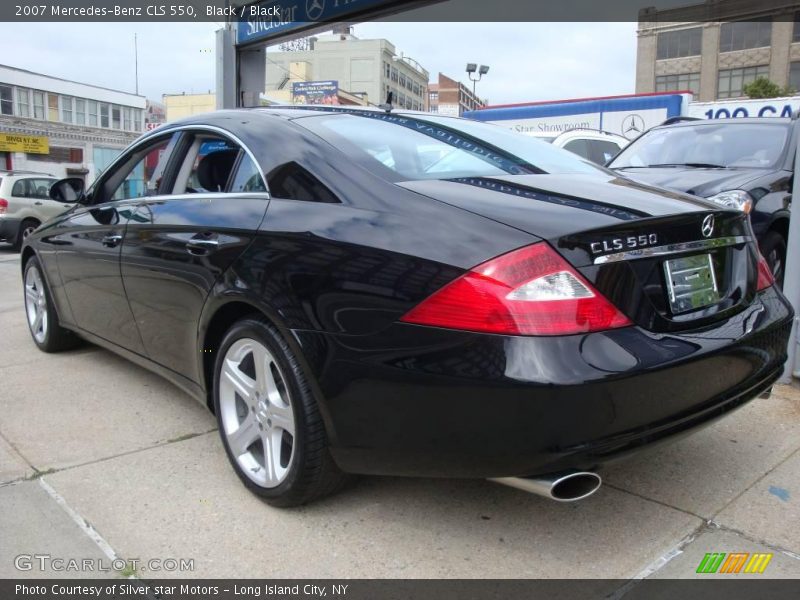 Black / Black 2007 Mercedes-Benz CLS 550