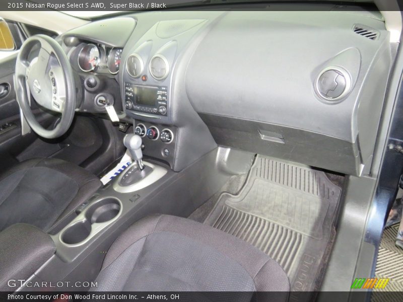 Super Black / Black 2015 Nissan Rogue Select S AWD