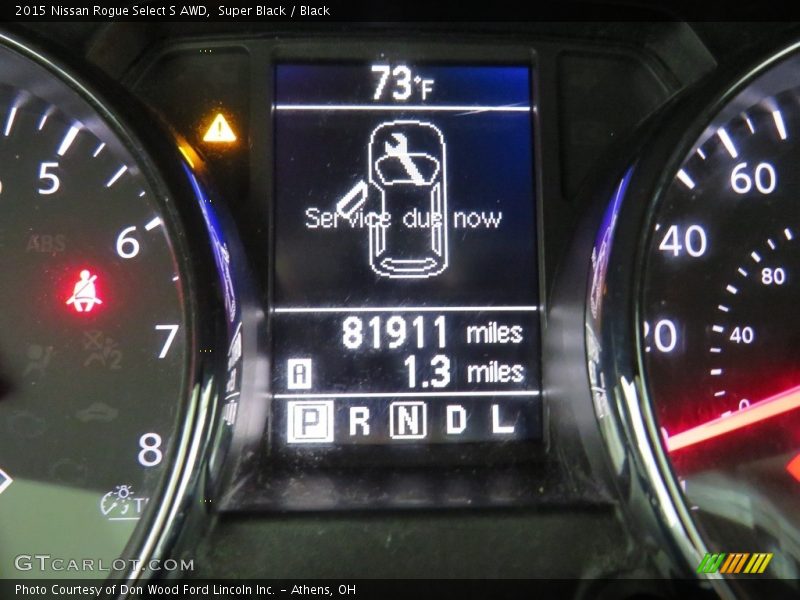 Super Black / Black 2015 Nissan Rogue Select S AWD