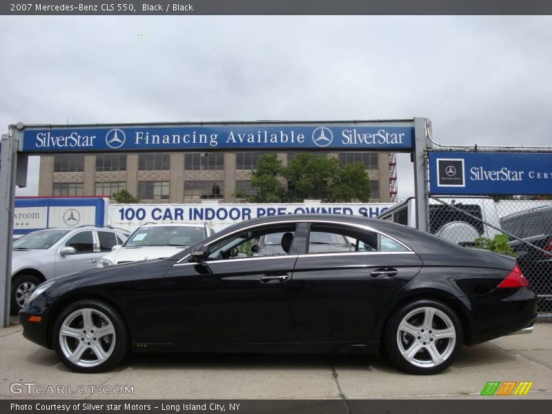 Black / Black 2007 Mercedes-Benz CLS 550