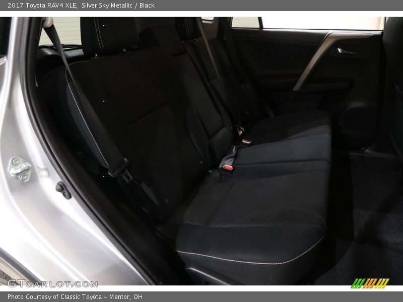Silver Sky Metallic / Black 2017 Toyota RAV4 XLE