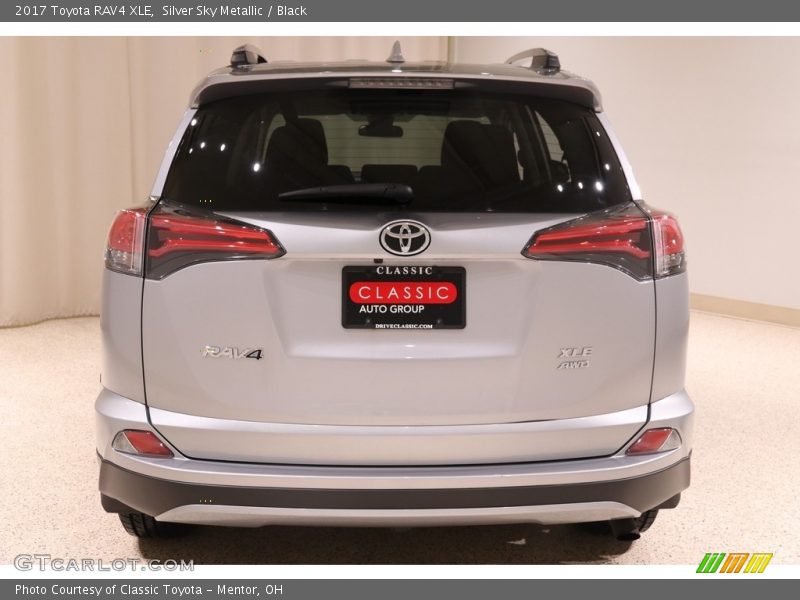 Silver Sky Metallic / Black 2017 Toyota RAV4 XLE