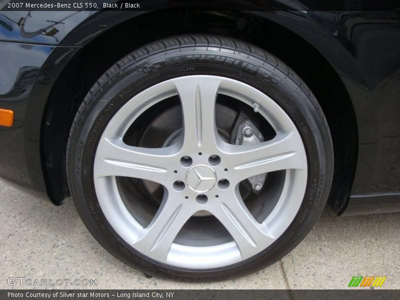 Black / Black 2007 Mercedes-Benz CLS 550