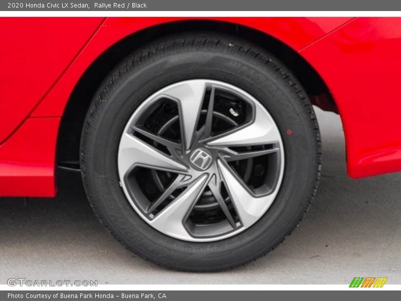 Rallye Red / Black 2020 Honda Civic LX Sedan