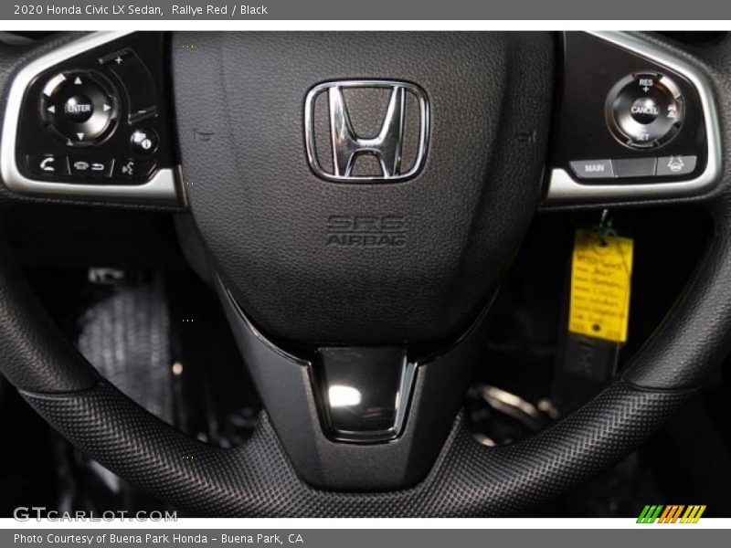 Rallye Red / Black 2020 Honda Civic LX Sedan
