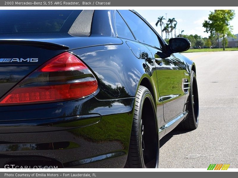 Black / Charcoal 2003 Mercedes-Benz SL 55 AMG Roadster