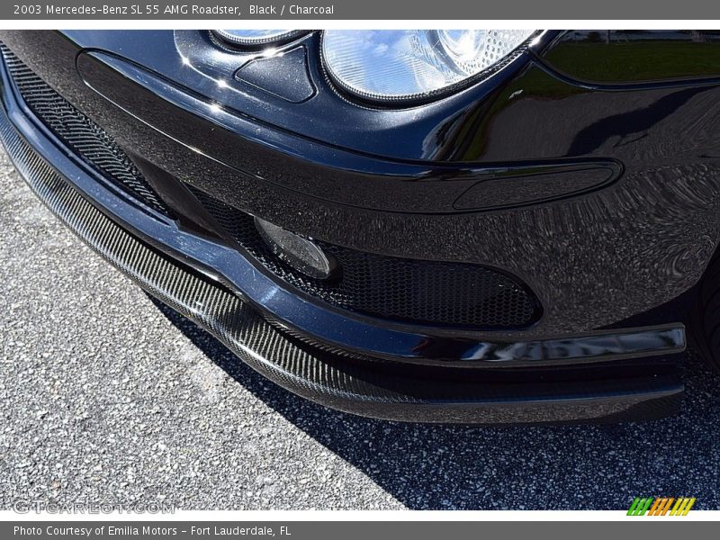 Black / Charcoal 2003 Mercedes-Benz SL 55 AMG Roadster