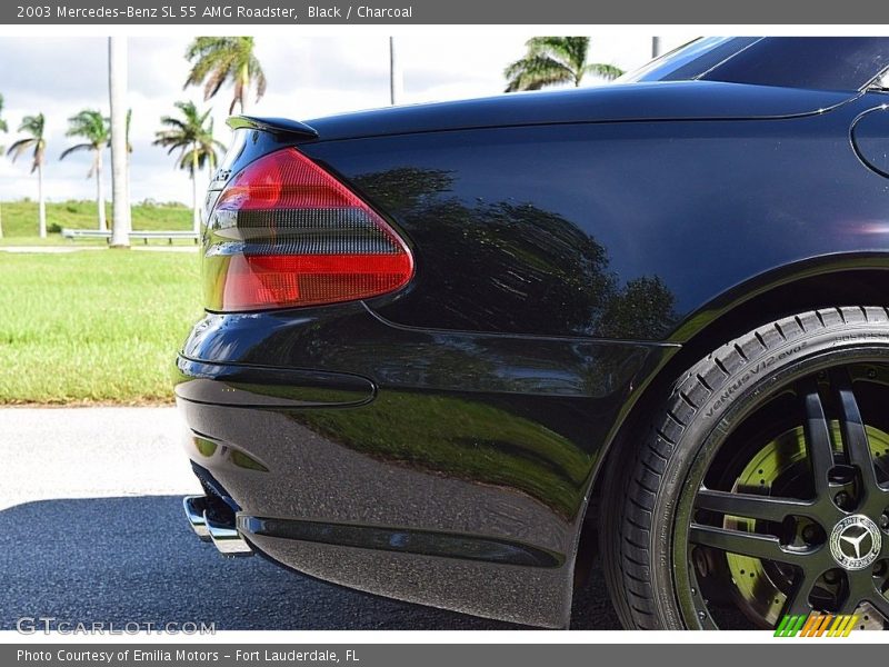 Black / Charcoal 2003 Mercedes-Benz SL 55 AMG Roadster