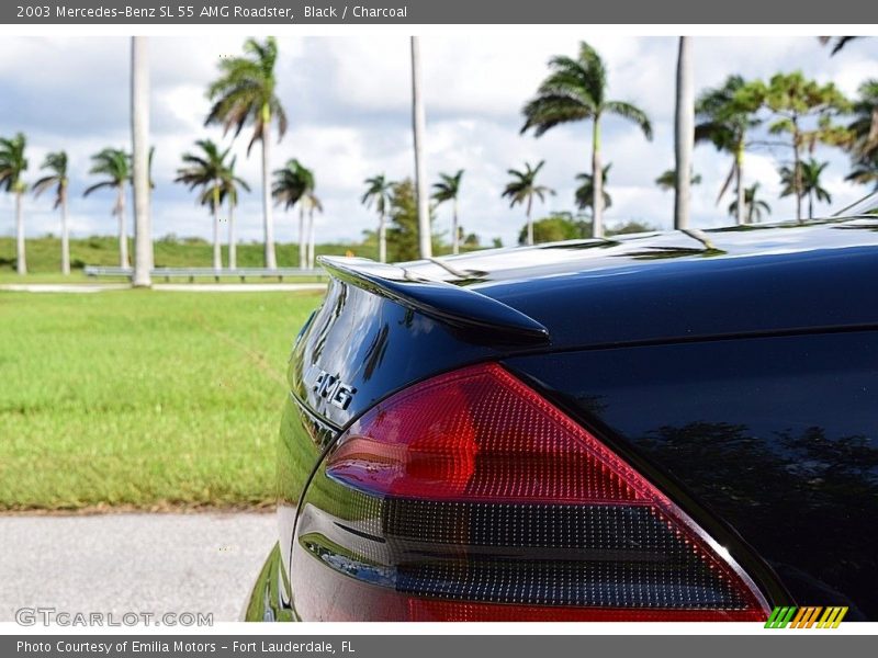 Black / Charcoal 2003 Mercedes-Benz SL 55 AMG Roadster