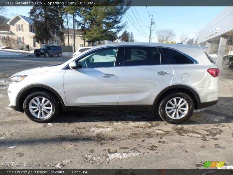 Sparkling Silver / Satin Black 2019 Kia Sorento LX V6