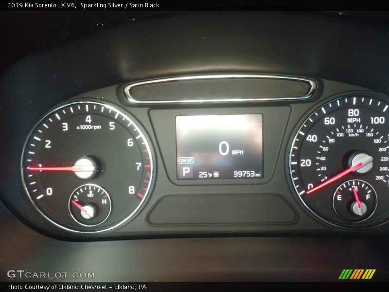 Sparkling Silver / Satin Black 2019 Kia Sorento LX V6
