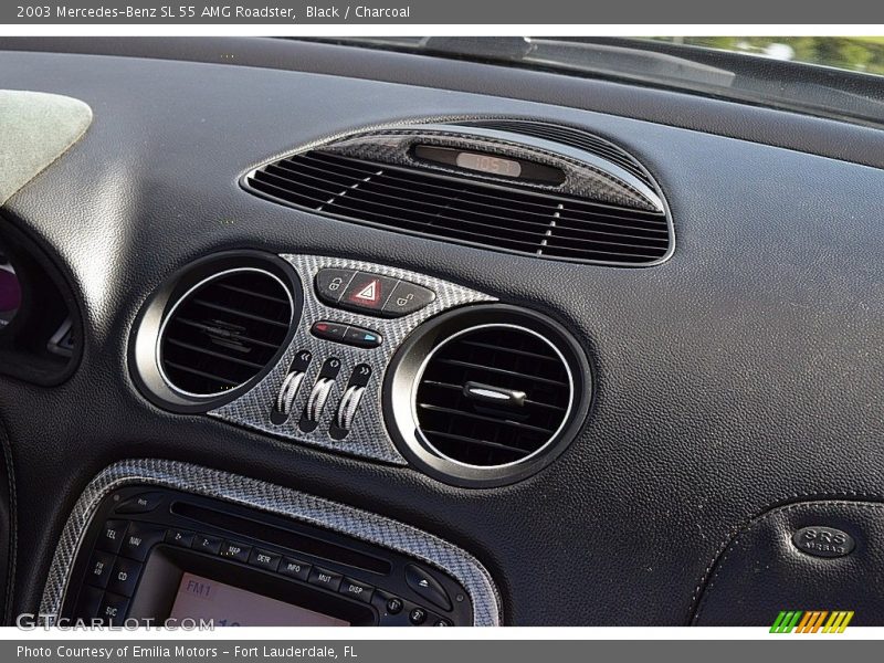 Black / Charcoal 2003 Mercedes-Benz SL 55 AMG Roadster