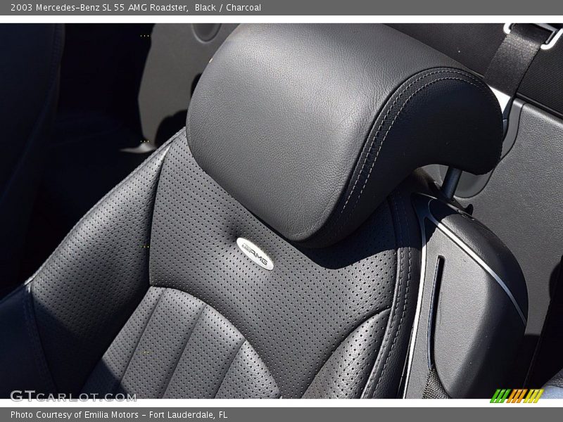 Black / Charcoal 2003 Mercedes-Benz SL 55 AMG Roadster