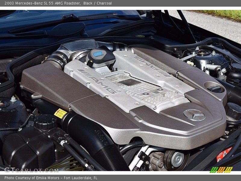 Black / Charcoal 2003 Mercedes-Benz SL 55 AMG Roadster