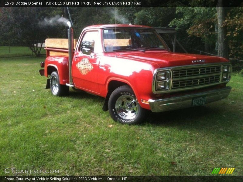  1979 D Series Truck D150 Li'l Red Truck Medium Canyon Red