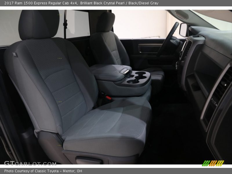 Brilliant Black Crystal Pearl / Black/Diesel Gray 2017 Ram 1500 Express Regular Cab 4x4