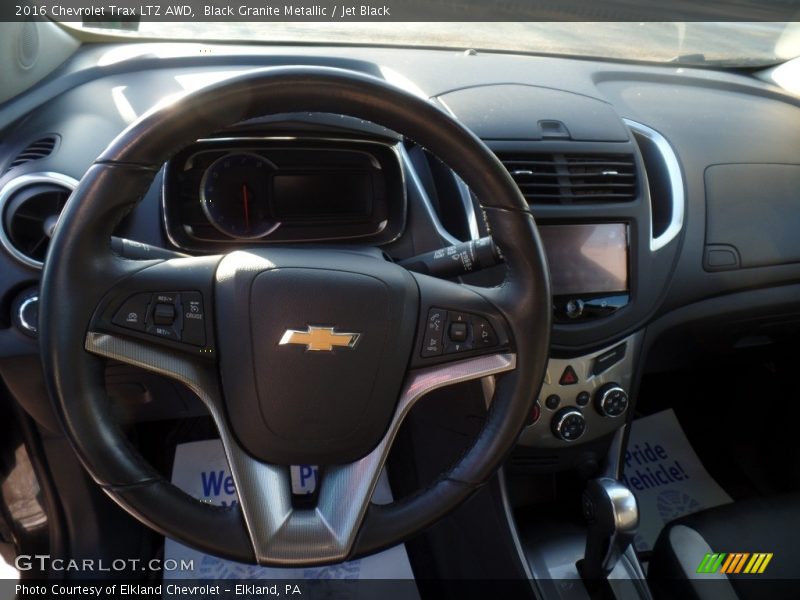 Black Granite Metallic / Jet Black 2016 Chevrolet Trax LTZ AWD