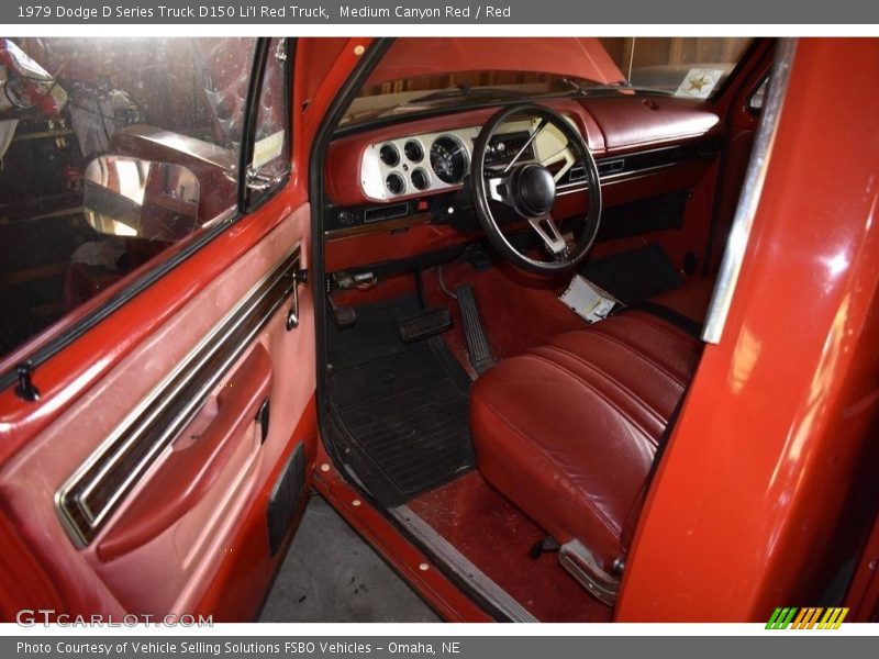  1979 D Series Truck D150 Li'l Red Truck Red Interior