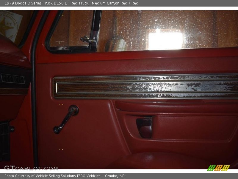 Door Panel of 1979 D Series Truck D150 Li'l Red Truck