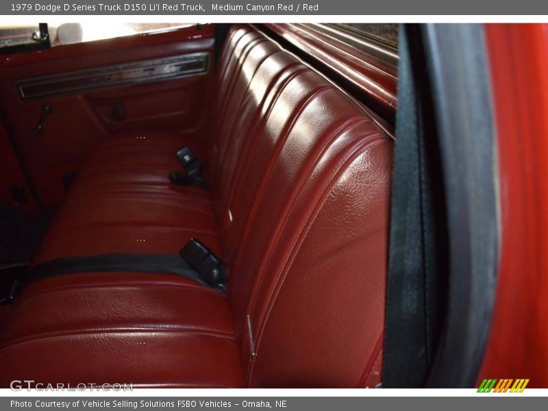 Front Seat of 1979 D Series Truck D150 Li'l Red Truck