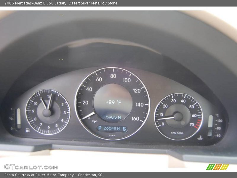 Desert Silver Metallic / Stone 2006 Mercedes-Benz E 350 Sedan