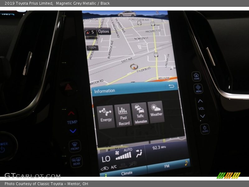 Magnetic Grey Metallic / Black 2019 Toyota Prius Limited