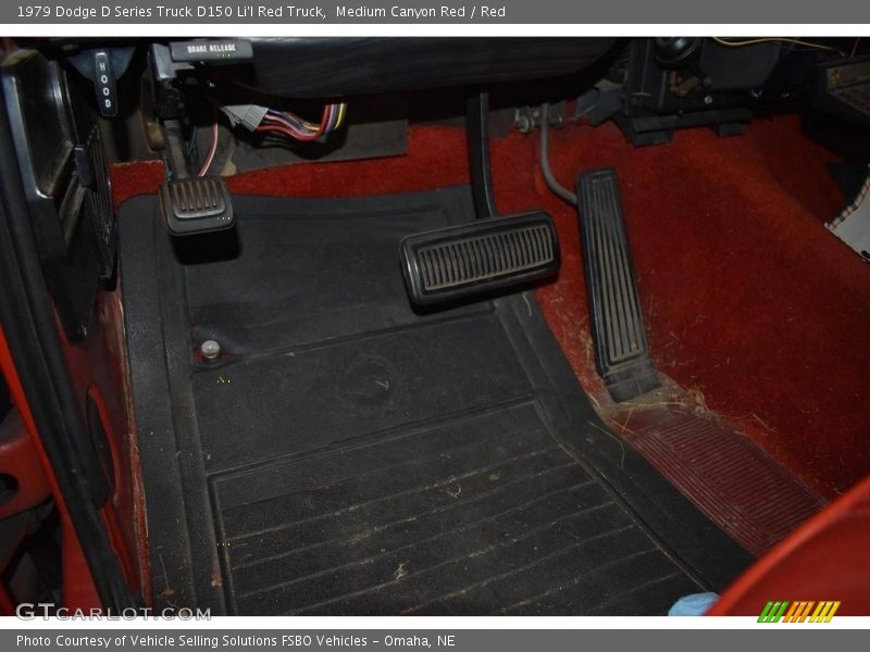 Controls of 1979 D Series Truck D150 Li'l Red Truck