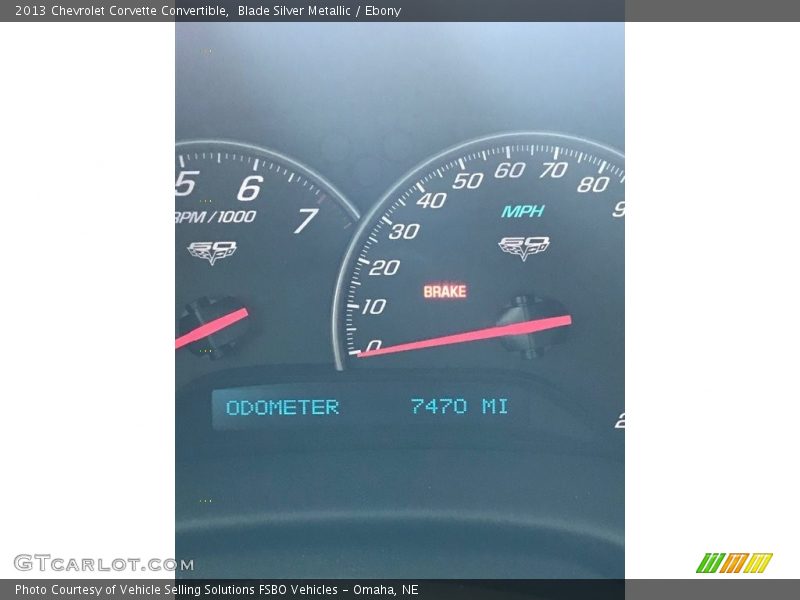 Blade Silver Metallic / Ebony 2013 Chevrolet Corvette Convertible
