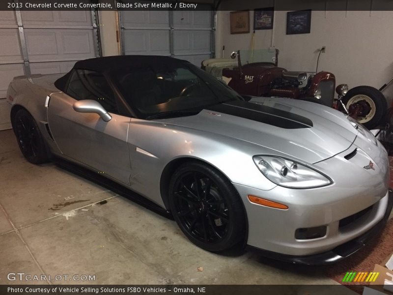 Blade Silver Metallic / Ebony 2013 Chevrolet Corvette Convertible