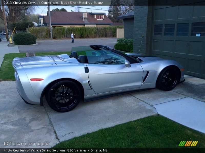 Blade Silver Metallic / Ebony 2013 Chevrolet Corvette Convertible
