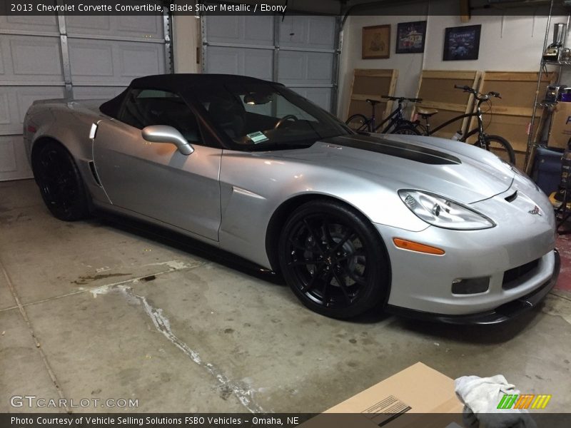 Blade Silver Metallic / Ebony 2013 Chevrolet Corvette Convertible