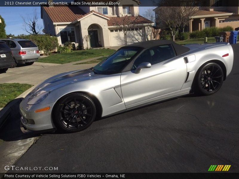 Blade Silver Metallic / Ebony 2013 Chevrolet Corvette Convertible