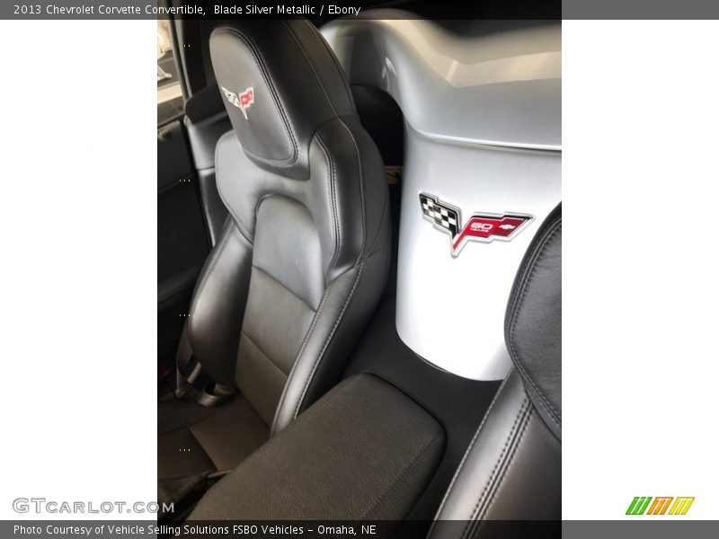 Blade Silver Metallic / Ebony 2013 Chevrolet Corvette Convertible