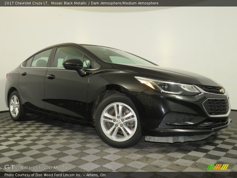 Mosaic Black Metallic / Dark Atmosphere/Medium Atmosphere 2017 Chevrolet Cruze LT