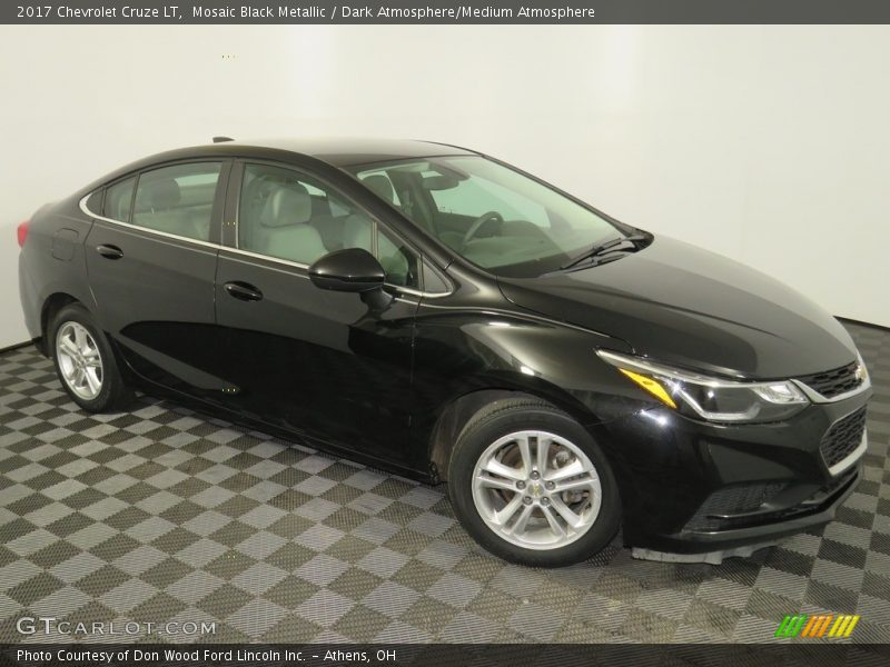 Mosaic Black Metallic / Dark Atmosphere/Medium Atmosphere 2017 Chevrolet Cruze LT