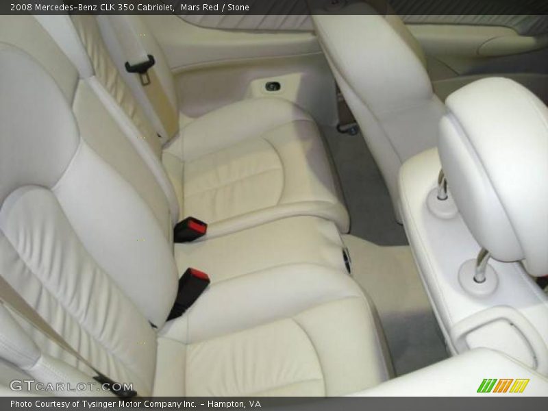 Mars Red / Stone 2008 Mercedes-Benz CLK 350 Cabriolet