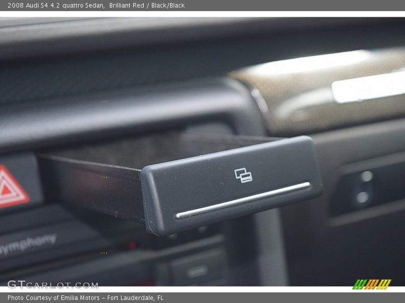 Brilliant Red / Black/Black 2008 Audi S4 4.2 quattro Sedan