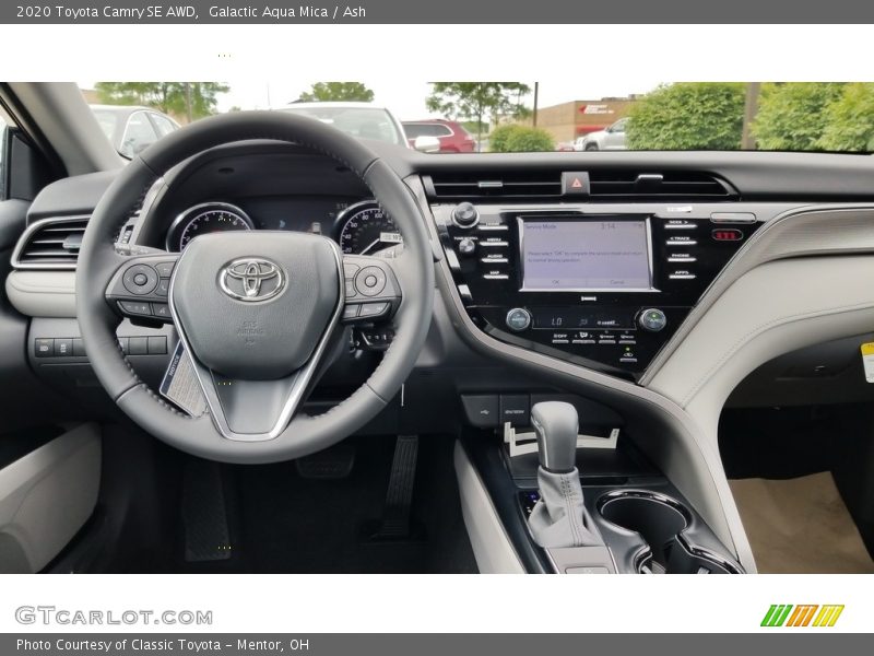 Galactic Aqua Mica / Ash 2020 Toyota Camry SE AWD