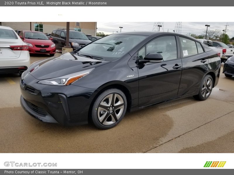 Midnight Black Metallic / Moonstone 2020 Toyota Prius XLE