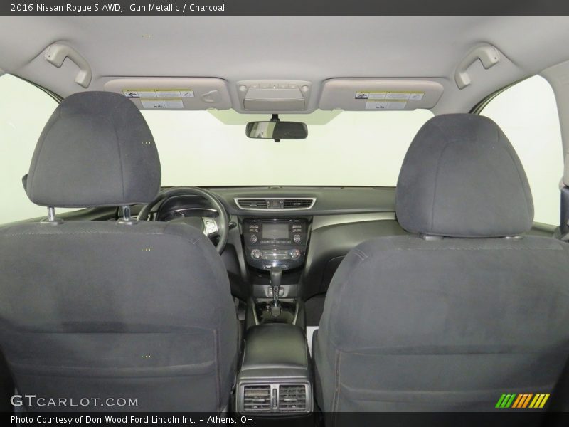 Gun Metallic / Charcoal 2016 Nissan Rogue S AWD