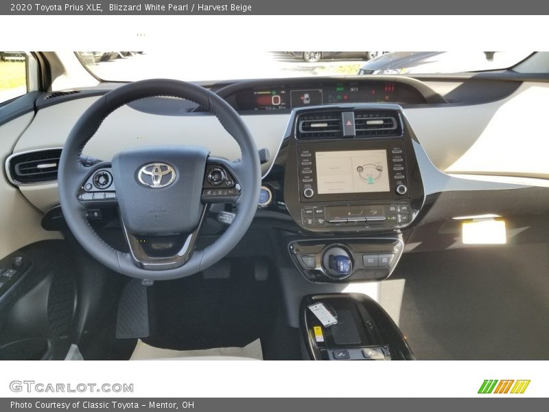 Blizzard White Pearl / Harvest Beige 2020 Toyota Prius XLE