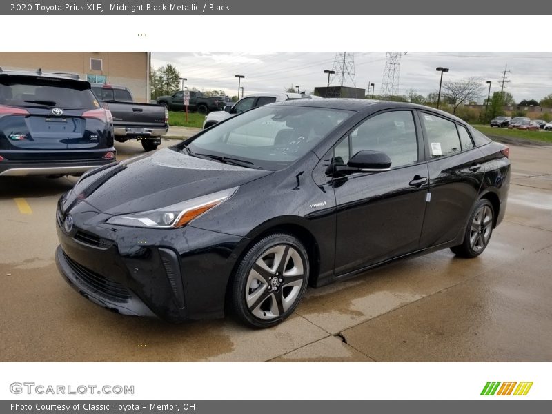 Midnight Black Metallic / Black 2020 Toyota Prius XLE